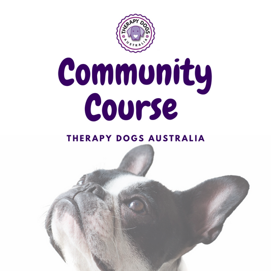 Community Course - Therapy Dogs Australia